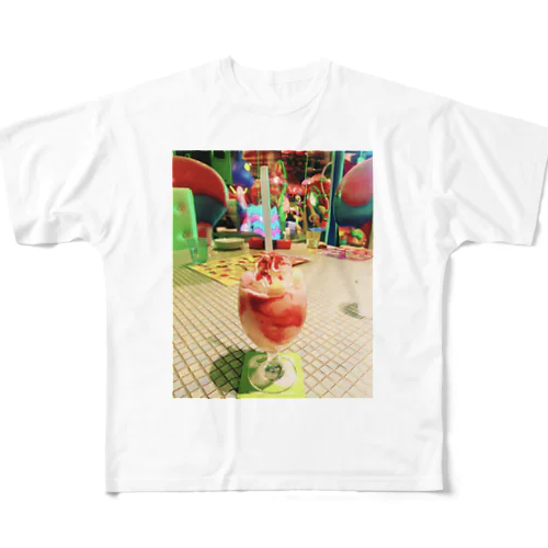 すとろべりーぱふぇちゃん All-Over Print T-Shirt