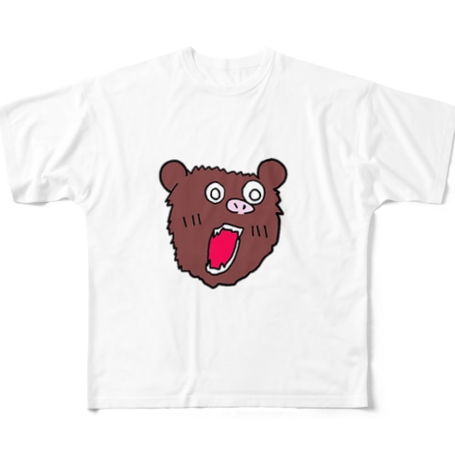 ビックリクマ All-Over Print T-Shirt