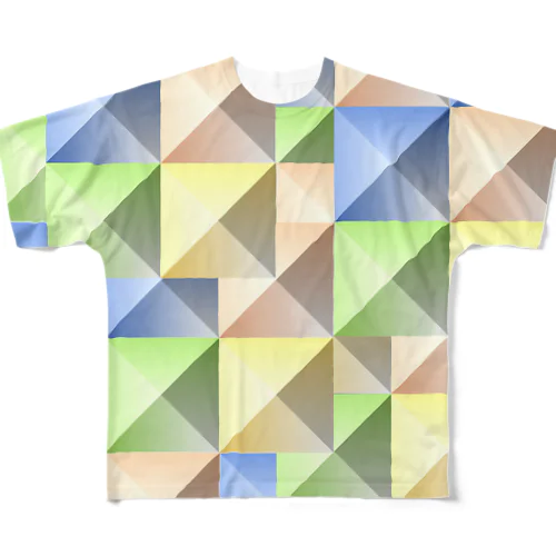 lattice フルグラフィックTシャツ