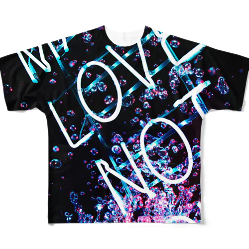 neon All-Over Print T-Shirt