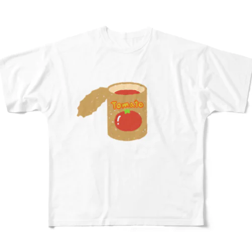 Tomato缶 フルグラフィックTシャツ