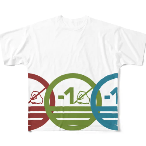 ロゴ・トリプレッツ All-Over Print T-Shirt