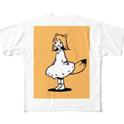 キツネちゃん All-Over Print T-Shirt