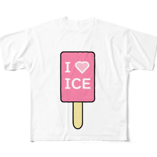 I♡ICE フルグラフィックTシャツ