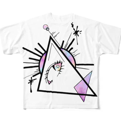 瞳 All-Over Print T-Shirt