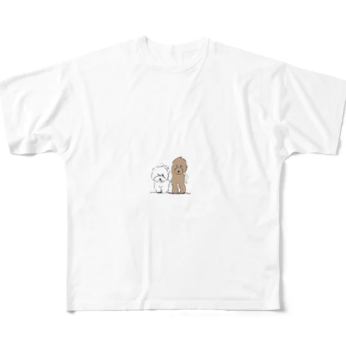 ひょろっと兄弟 All-Over Print T-Shirt