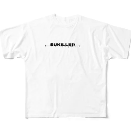 sukiller ロゴTシャツ フルグラフィックTシャツ