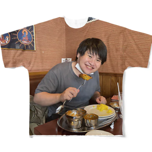 ほかほかゴハン君 フルグラフィックTシャツ