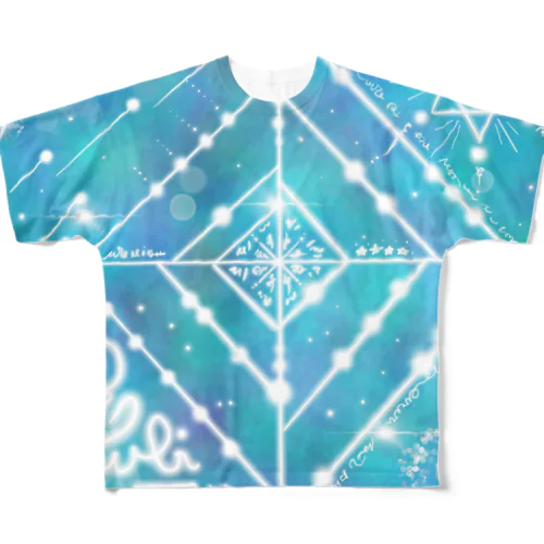 エネルギーアート キラキラ All-Over Print T-Shirt