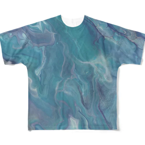 fluidart_smrmdl All-Over Print T-Shirt