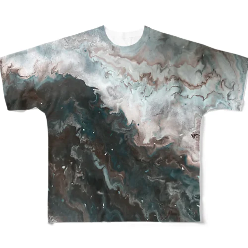 fluidart_jlamdl フルグラフィックTシャツ