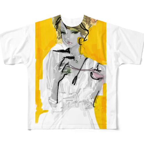 玉蜀黍 All-Over Print T-Shirt
