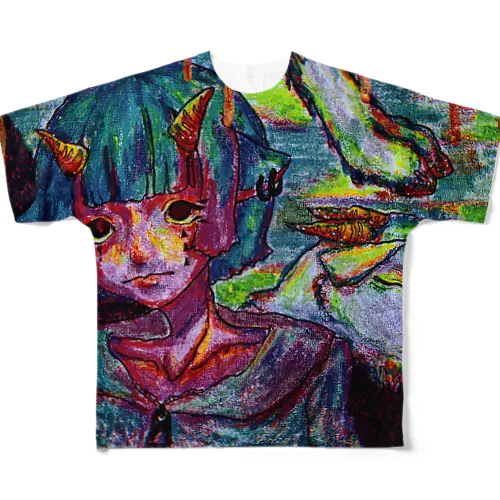 山羊ヤギやぎちゃん All-Over Print T-Shirt