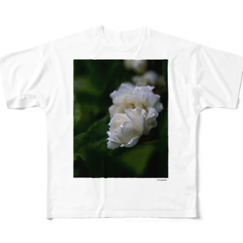 Rose 1 フルグラフィックTシャツ