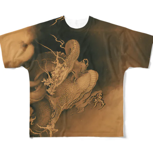 龍虎 All-Over Print T-Shirt