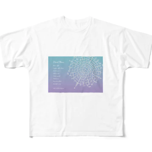 宇宙ドリンクメニューシリーズ フルグラフィックTシャツ