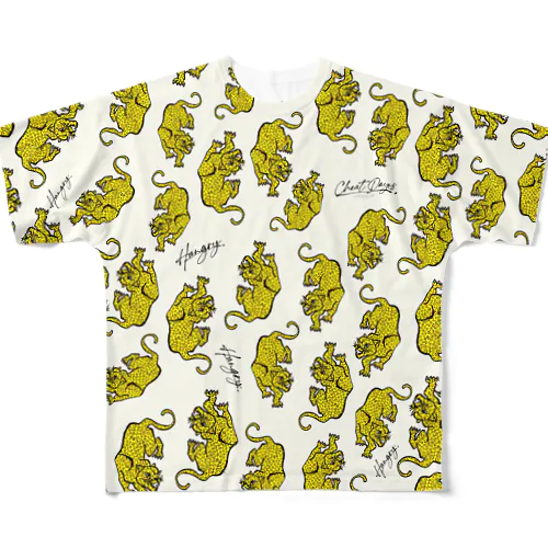 レオパードはハングリー All-Over Print T-Shirt