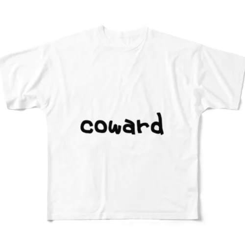 coward All-Over Print T-Shirt