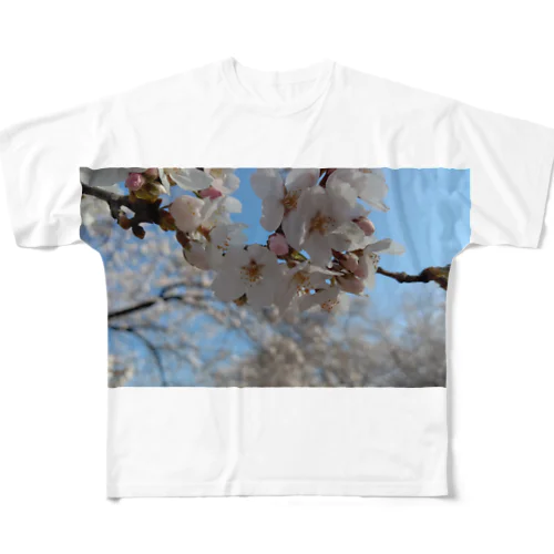 桜 フルグラフィックTシャツ
