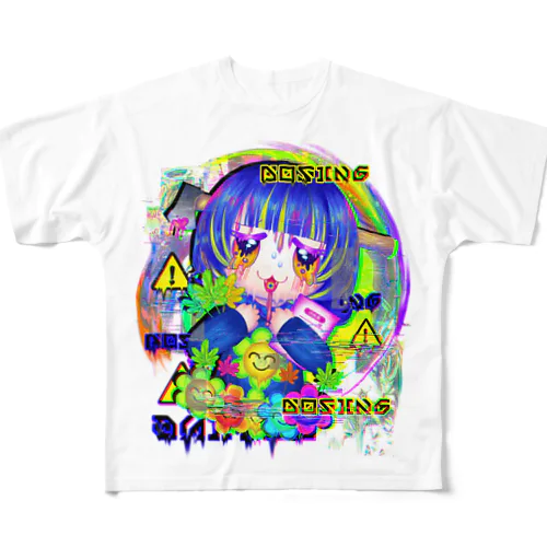 🌟投薬最高フェスティバル🌟 フルグラフィックTシャツ