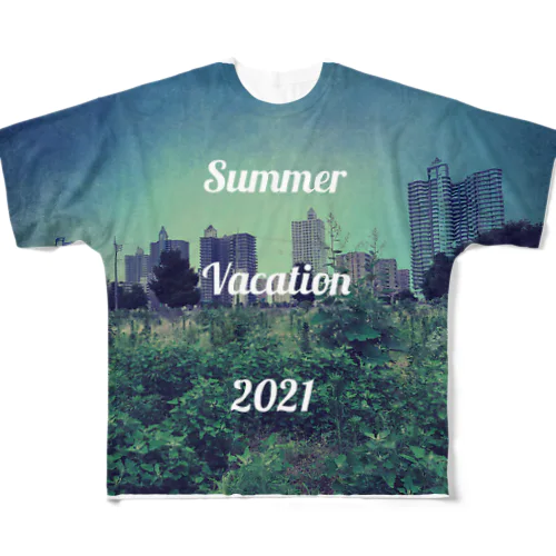 夏の思い出(Summer Vacation 2021) フルグラフィックTシャツ