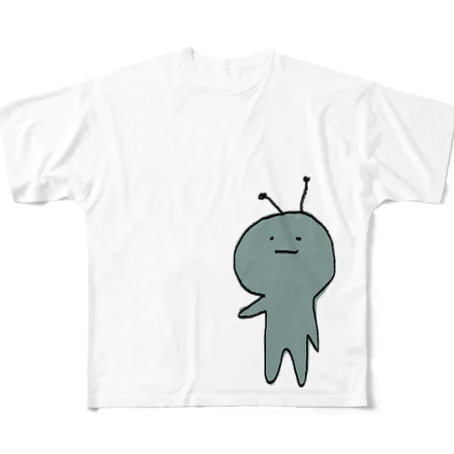 怪しいものではありません フルグラフィックTシャツ