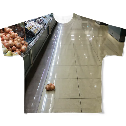 玉ねぎ All-Over Print T-Shirt