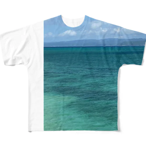 南の海 フルグラフィックTシャツ