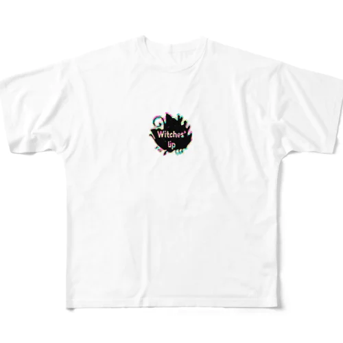 Witches'lipオリジナルロゴ フルグラフィックTシャツ