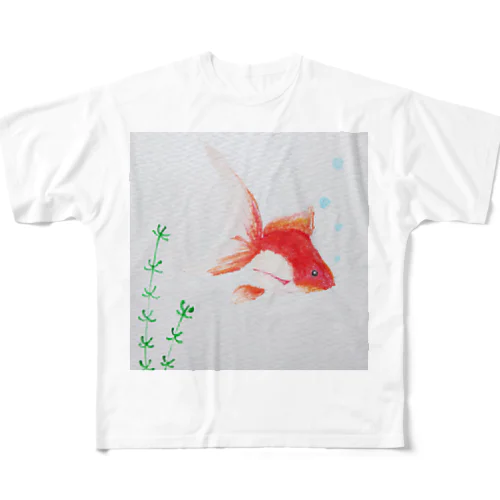 夏金魚 フルグラフィックTシャツ