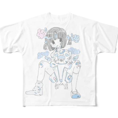 おやすみちゃんシリーズ All-Over Print T-Shirt