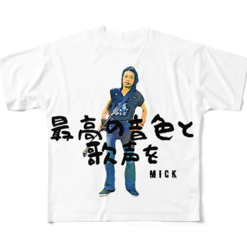 MICKバージョン3 フルグラフィックTシャツ