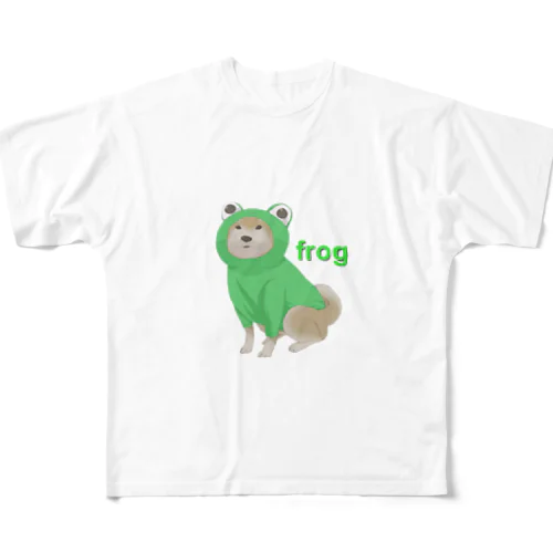 frog 풀그래픽 티셔츠