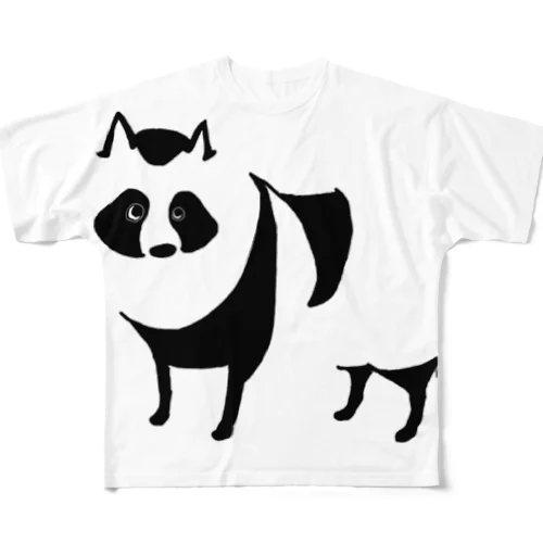 たぬき All-Over Print T-Shirt