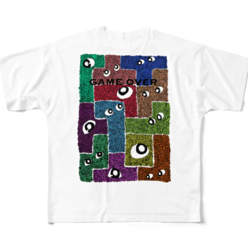 GAME OVER All-Over Print T-Shirt