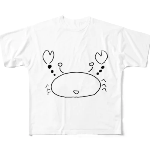 かにのやつ フルグラフィックTシャツ