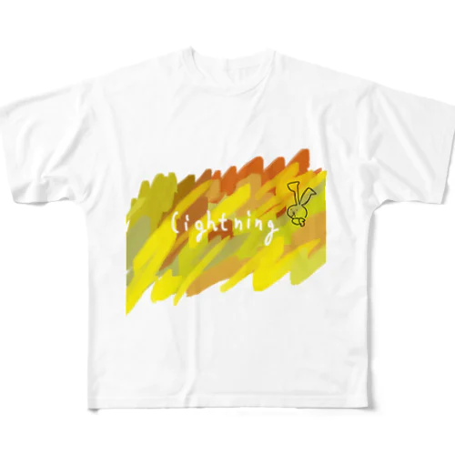 黄色の閃光 by kids フルグラフィックTシャツ