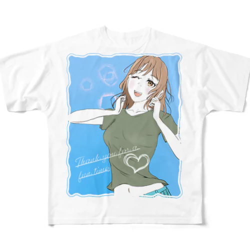 ミカちゃん喜ぶ！ フルグラフィックTシャツ