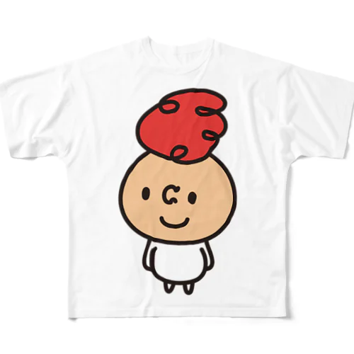 赤つぶっち All-Over Print T-Shirt