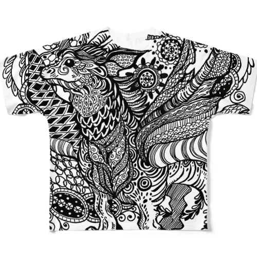 華竜 フルグラフィックTシャツ