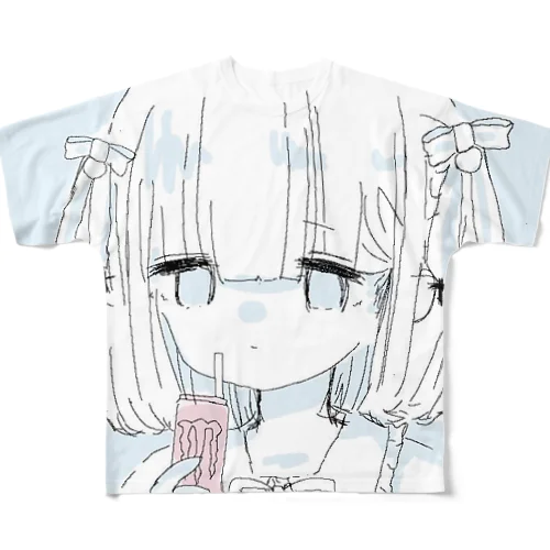 てんしの洋服(♡纏) フルグラフィックTシャツ