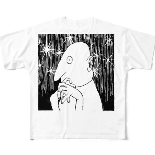 秘密の話 All-Over Print T-Shirt