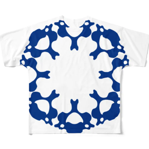 snowflakes (vertebrae b) All-Over Print T-Shirt