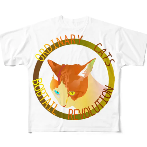 Ordinary Cats04h.t.(秋) フルグラフィックTシャツ