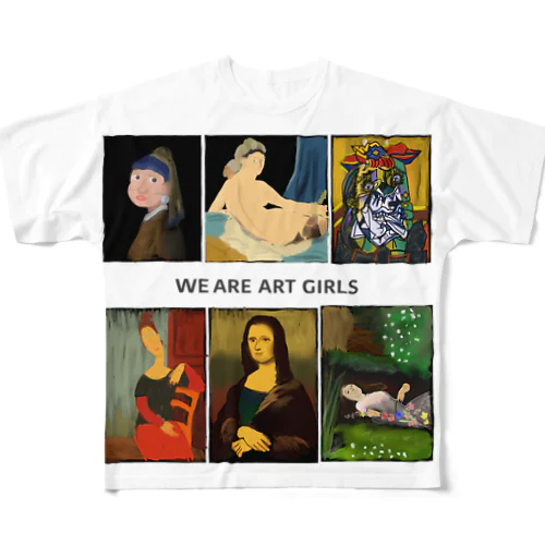 WE ARE ART GIRLS All-Over Print T-Shirt