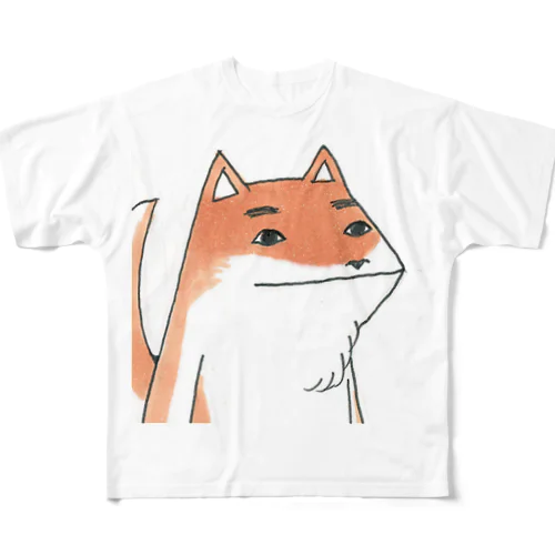 お犬様 フルグラフィックTシャツ