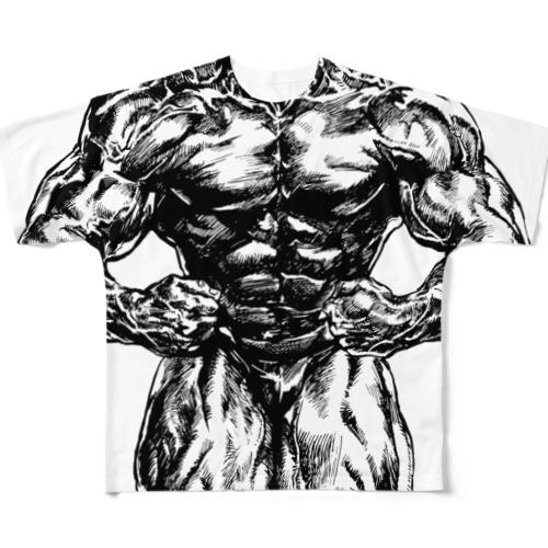 俺たちボディビルダー❤︎ All-Over Print T-Shirt
