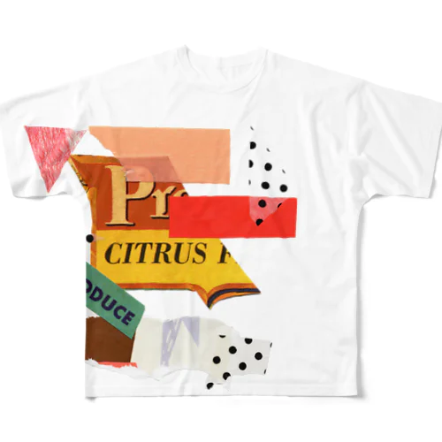 カットアンドペースト（かけら1） All-Over Print T-Shirt