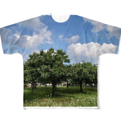 梅雨の晴れ間 All-Over Print T-Shirt