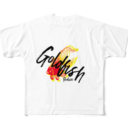 realize Goldfish フルグラフィックTシャツ